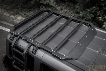 OMU Genesis Series Multifunctional Aluminum Roof Luggage Rack With Side Ladder For Ford Bronco