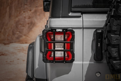 OMU Genesis Series Aluminum Tail Light Cover For Jeep Wrangler JL